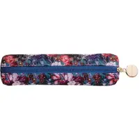 Sonstige Verlage Easy Pencil Case Blumenbouquet petrol