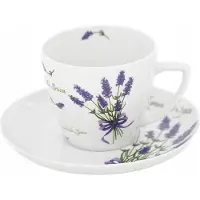 Lubiana Beata Espressotasse mit Untertasse Lavendel 100 ml