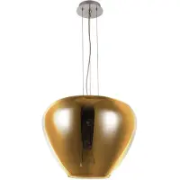 Azzardo Baloro M Pendelleuchte Gold Ø 30 x 120 cm höhenverstellbar