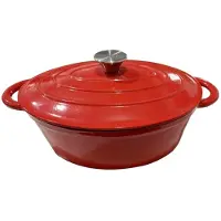 Feniks Bräter, Gusseisentopf mit Deckel, massiv, schwer Kast 4,6 l