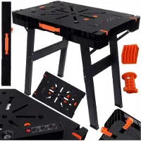 TRIZERATOP Klappbare Werkbank + Steckdosen Kd10746