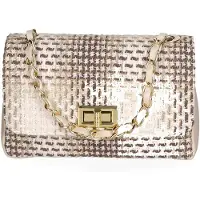 Gave Lux Aurélie Schultertasche Damen Baumwolle Orange Handgefertigt Italy UNICA 19.5x12x8.5 cm