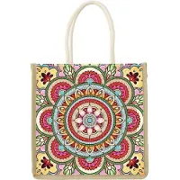 Merkloos Omgoods – Handtasche für Diamantmalerei im Mandala-Design, ideal für kreative Projekte