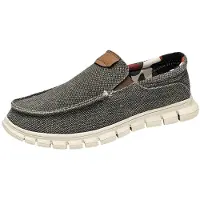 Merkloos Omgoods – Bequeme, lässige Canvas-Slipper für Herren, ideal als Wanderschuhe