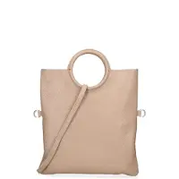 Gave Lux Damenhandtasche aus echtem Dollaro-Leder Italy Bianco UNICA 29x30x1 cm
