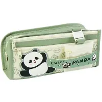 Merkloos Solidchoice – Weiches Panda-Etui mit großem Fassungsvermögen für Schule und Kosmetikartikel