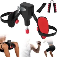 Markenlos Beckenbodentrainer mit 360 Grad Rotation für postpartale Körperformen und Inseam-Muskeltraining mit Widerstandsband und automatischer Zählung für