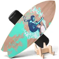 Merkloos Solidchoice – Holz-Balanceboard für Core-Training und Gleichgewichtsübungen