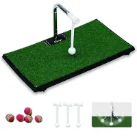 Merkloos Solidchoice – Golf-Schlagtrainer mit automatischer Ballrückführung und 5 Höhenverstellungen