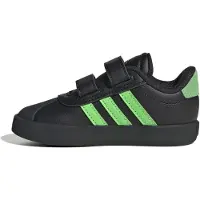 Adidas Unisex Baby Vl Court 3.0 Infants Shoes, core Black/Screaming Green/Carbon