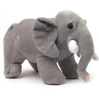 Dromader Stehender Elefant Plüschtier Stofftier 25cm