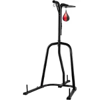 Vevor 2 in 1 Heavy Duty Punching Bag Frame Boxing Punching Fitness Stand Steel