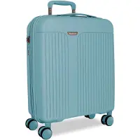 Markenlos Blauer Kabinenkoffer, 40 x 55 x 20 cm, starr, 2,8 kg, TSA-Verschluss