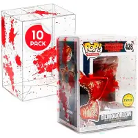 Evoretro Set Mit 10 Funko Pop Kugel-und Bluteffekt-schutzhüllen