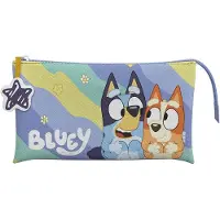 Cyp Brands Light Waves Bluey Dreifach-federmäppchen