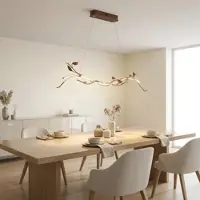 JUST LIGHT LED-Hängeleuchte Aurelia, rostbraun, Metall, 2.700K, dimmbar