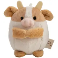 Nici Kuscheltier Set Kuh Moono mit Milchglas u. Milchtüte Kostüm in Geschenkbox
