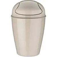Koziol DEL S Schwingdeckeleimer 5 l – recycled desert sand