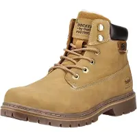 Dockers by Gerli Herrenschuhe Stiefel Warmfutter Boots Braun Freizeit