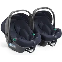 Babygo Babyschale "Twinner", Baby, blau (grau), Polyester, Kindersitze Babyschale