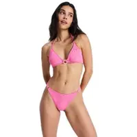 Roxy Badehose "Paradise Cheeky", Damen, Gr. XL, pink (sangria sunset), Obermaterial: 86% Polyester, 14% Elasthan., Badehosen Badehose