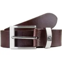 Lerros Ledergürtel "Gürtel mit Metallelementen", Herren, Gr. 105, braun (schwarz braun), Leder, Gürtel Ledergürtel