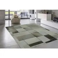 Calo-deluxe Lederteppich "Solut 305 - Fellteppich" Gr. 4, grau, B:160cm H:8mm L:230cm, Leder, Teppiche, Lederteppich, echtes Rinderfell, Patchwork, Wohnzimmer