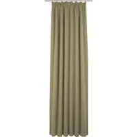 Wirth Vorhang "Newbury" Gr. 2, braun (schlamm), B:130cm H:145cm, Jacquard, Baumwolle, Polyester, Gardinen, Vorhang