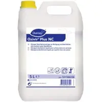 Oxivir Plus NC Desinfektionsreiniger, frei von Duftstoffen, Reiniger für nicht poröse harte Oberflächen mit breitem Wirksamkeitsspektrum, 5 Liter - Kanister