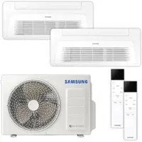 Samsung Multisplit Klimaanlage Decken-Set | WindFree | 3,5 kW + 3,5 kW