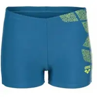 Arena Jungen Badehose KIKKO SWIM SHORT 010950-606 152 - Blue Cosmo-Artic Lime - 152