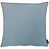 Apelt Dekokissen "Stone", blau (denim, unifarben), B:45cm H:10cm L:45cm, Mischgewebe, Dekokissen_Sitzkissen_Kissenhüllen, Dekokissen, inclusive Soft-Kissenfüllung 100% PES