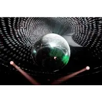 Papermoon Fototapete "Discoball", bunt, B:2,5m L:1,9m, Vlies, Tapeten, Fototapete