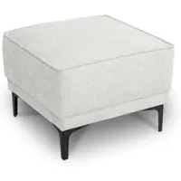 Otto Home Hocker "Oland Bouclé Polsterhocker", beige (sand), B:56cm H:45cm T:58cm, 100% Polyester, Hocker, Hocker, passend zur Serie OLAND