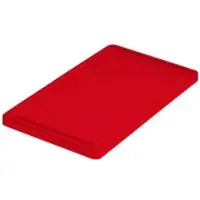 Haug Bürsten Haug Schneidebrett klein, 50 x 30 cm , Polyethylen, antibakteriell, Farbe: rot