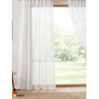 Wirth Gardine "Sophia, 1 Stück, Faltenband, transparent" Gr. 3, weiß, B:300cm H:175cm, Polyester, Gardinen, Gardine