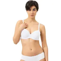 Mey Bügel-BH "AMOROUS", Damen, Gr. 70, Cup D, weiß, Spitze, Obermaterial: 87% Polyamid, 13% Elasthan, unifarben, BHs Bügel-BH, hauchfeine Dessous-Schalen verleihen eine natürliche, runde Form