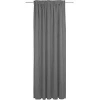 Adam Audio Vorhang ADAM "Uni Collection light", schwarz, B:142cm H:255cm, Baumwolle (Bio-Baumwolle), Gardinen, Vorhang, aus 100% Bio-Baumwolle