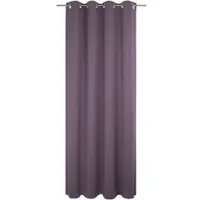 Adam Audio Vorhang ADAM "Uni Collection", lila (aubergine), B:142cm H:385cm, Baumwolle (Bio-Baumwolle), Gardinen, Vorhang, Blickdichter aus 100% Bio-Baumwolle