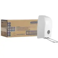 FamPro Tissue Germany GmbH Kimberly-Clark Aquarius Seifenspender, Schaumseifenspender aus Kunststoff, mit Armhebel, Farbe: weiß