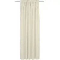 Adam Audio Vorhang ADAM "Uni Collection, Made in Germany", beige (naturweiß), B:142cm H:395cm, Baumwolle (Bio-Baumwolle), Gardinen, Vorhang, Blickdichter aus 100% Bio-Baumwolle, Vorhang nach Wunschmaß
