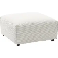 Home affaire Hocker "Glimminge auch in Breitcord, Feincord und Easy care-Bezug", weiß (snow), B:80cm H:42cm T:80cm, 12% Polyacryl, 88% Polyester, Hocker, Hocker, passend zur Serie "Glimminge"