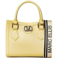 Marc Ellis Handtasche Damen Rubina Gummi Schwarz und Black and Gold UNICA 19x15x10 cm FLAT_WOOD_S_25-BLACK-GOLD_L