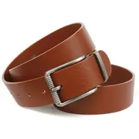 Anthoni Crown Ledergürtel , Herren, Gr. 90, braun (cognac), Leder, unifarben, Gürtel Ledergürtel, Vollleder Jeansgürtel