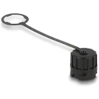 DeLOCK Schutzkappe für RJ45 Stecker 67049 IP68 staub- und wasserdicht schwarz, Sockelträger, Schwarz, Polyamid, 1 Stück(e)