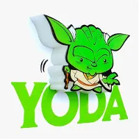 3d light fx Star Wars Yoda mini lamp