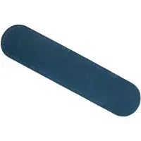 Markenlos Handgefertigte Federmappe aus Leder in Blau (15 cm x 3,5 cm)