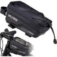 Wild Man | Fahrradtasche für Telefon - 20x10,5x10 cm - Wasserdicht - Stabiler Halt - Praktische Fächer