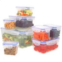 Max Home 16560 Luftdichte Plastikbehälter 0.2 Bis Set 4.5l