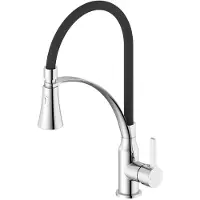Sapho HEBE Küchenarmatur mit Brause, Chrom
